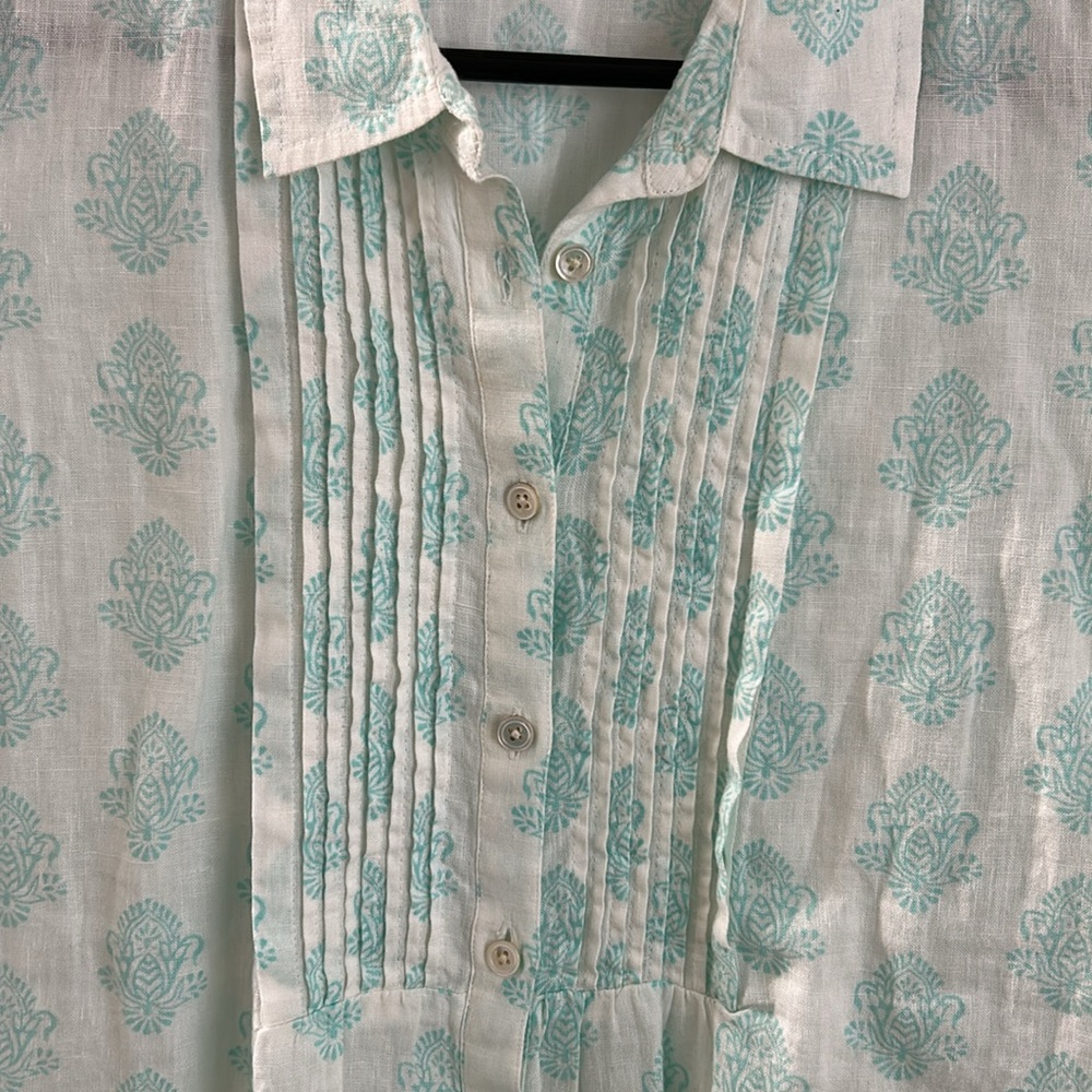 J. Jill Linen Button Down Blouse - Picture 2 of 6